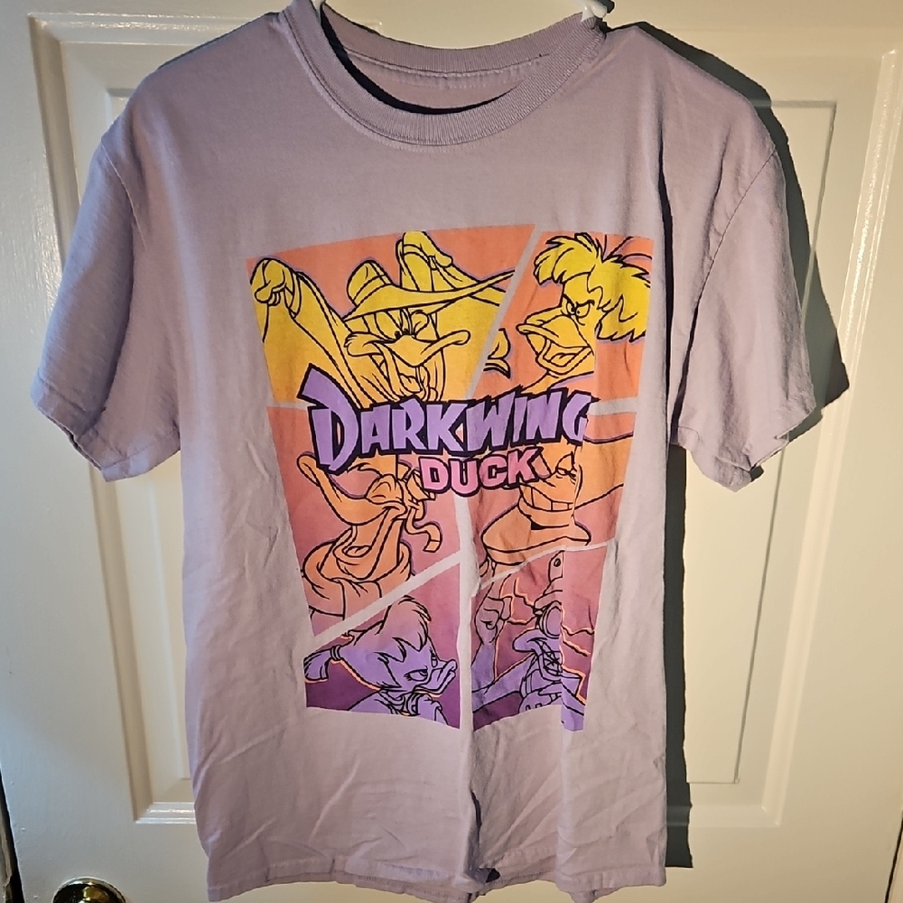 Disney Darkwing Duck Graphic Tee - Purple and Yellow
